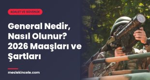 General Nedir, Nasıl Olunur? 2026 Maaşları ve Şartları