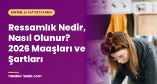 Ressamlık Nedir, Nasıl Olunur? 2026 Maaşları ve Şartları
