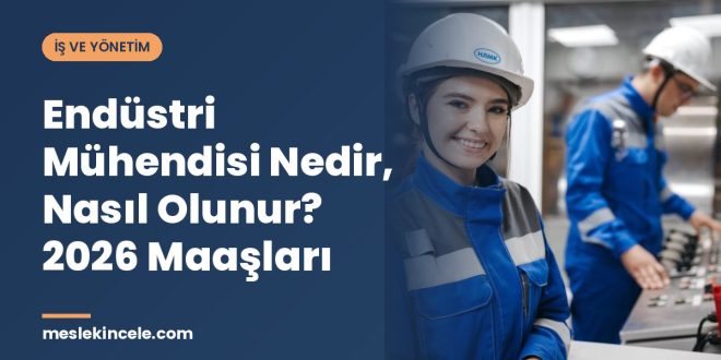 Endüstri Mühendisi Nedir, Nasıl Olunur? 2026 Maaşları