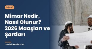 Mimar Nedir, Nasıl Olunur? 2026 Maaşları ve Şartları