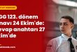 ÖGG 123. dönem sınavı 24 Ekim'de: Cevap anahtarı 27 Ekim'de