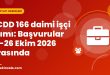 TCDD 166 daimi işçi alımı: Başvurular 21-26 Ekim 2026 arasında